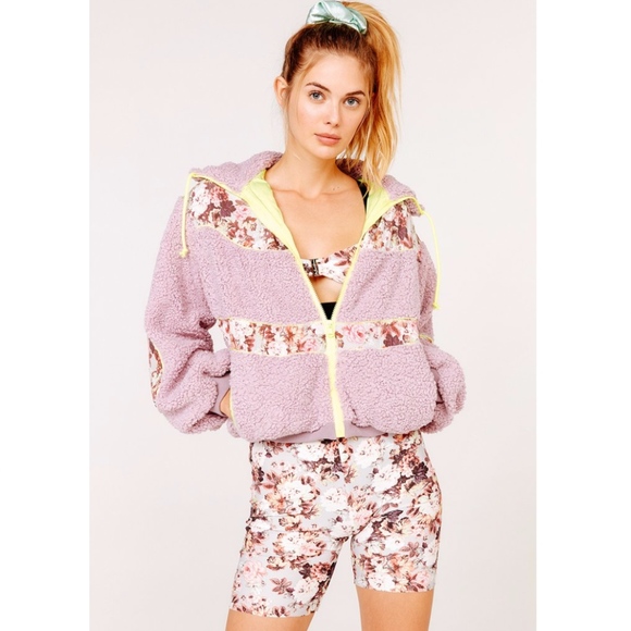 For Love /& Lemons Womens Sloane Shearling Jacket